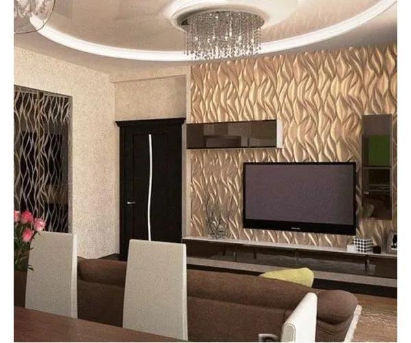 Гнучка поліуретанова Форма Арабела для гіпсових 3D панелей. - 402622