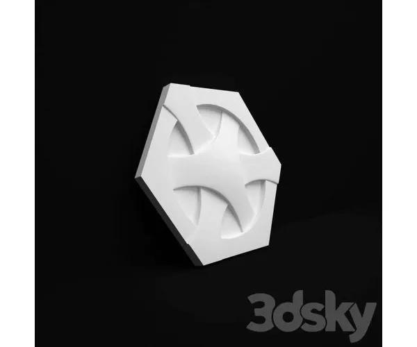 Форма КОЛЕСО для гипсовых 3D панелей. - 402794