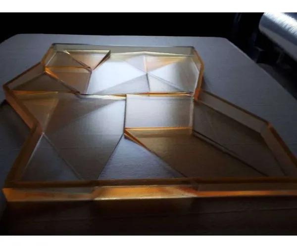 Гнучка поліуретанова Форма КРЕОЛ для гіпсових 3D панелей. - 402797
