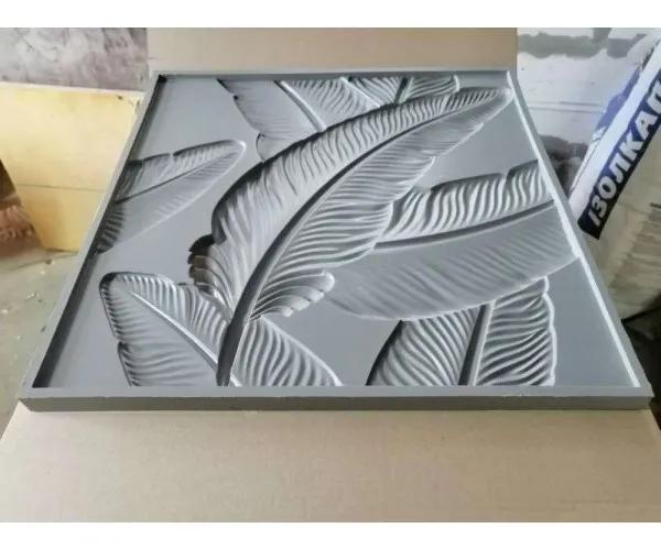 Форма ПЕРО для гипсовых 3D панелей. - 402933