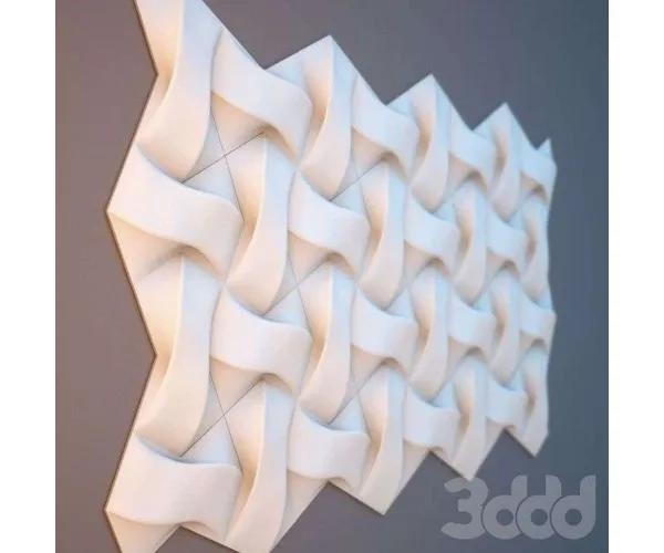 Форма ПЛЕТЕНКА для гипсовых 3D панелей. - 402942