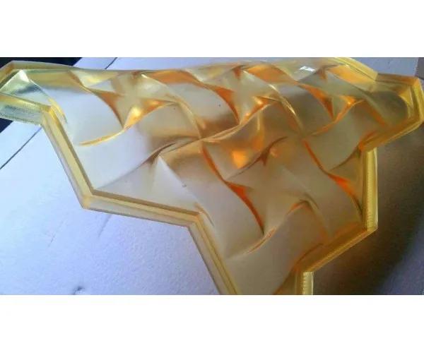 Форма ПЛЕТЕНКА для гипсовых 3D панелей. - 402947