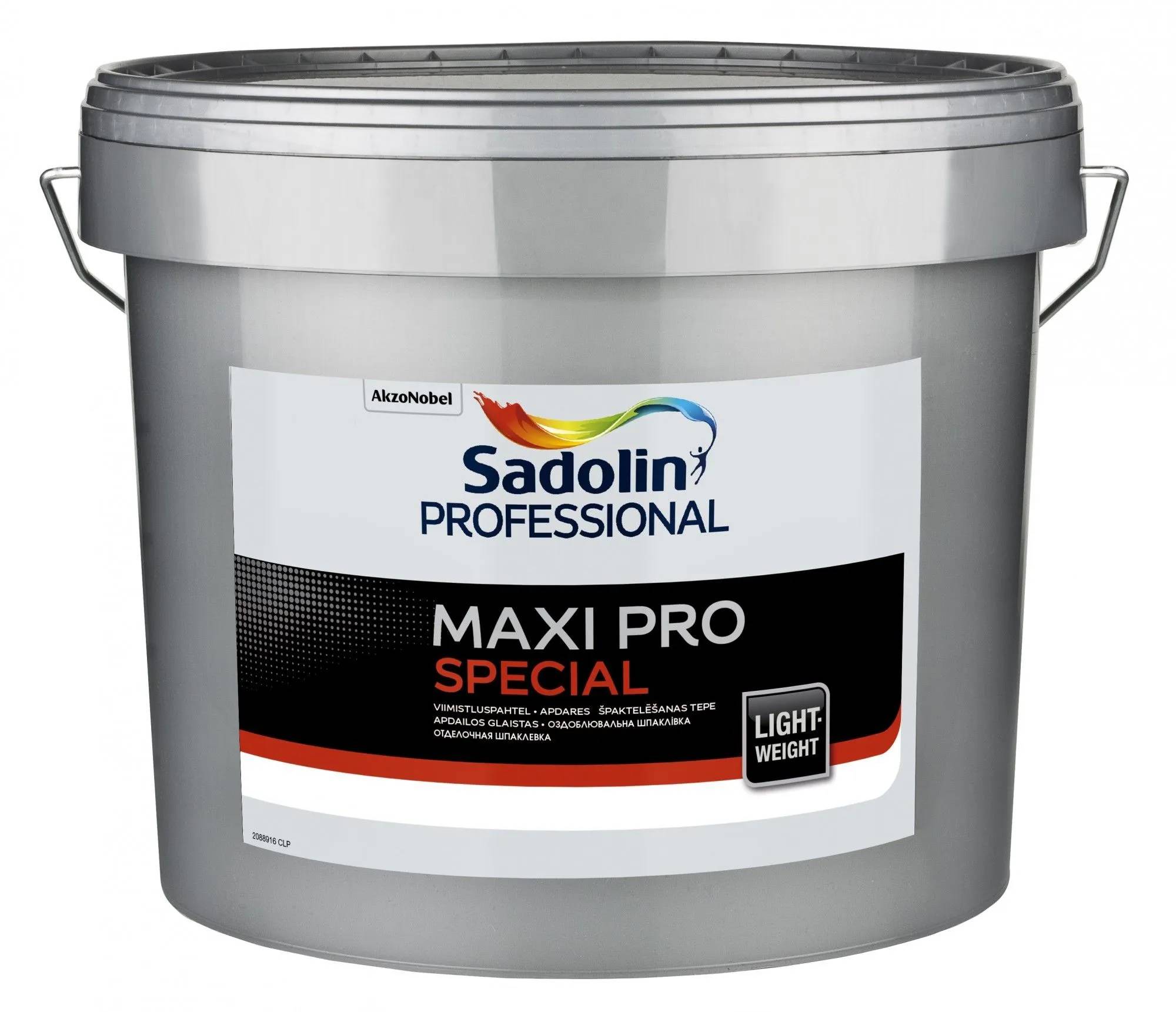 Шпаклівка Sadolin MAXI PRO SPECIAL, 10 л, світло-сірий - 403785