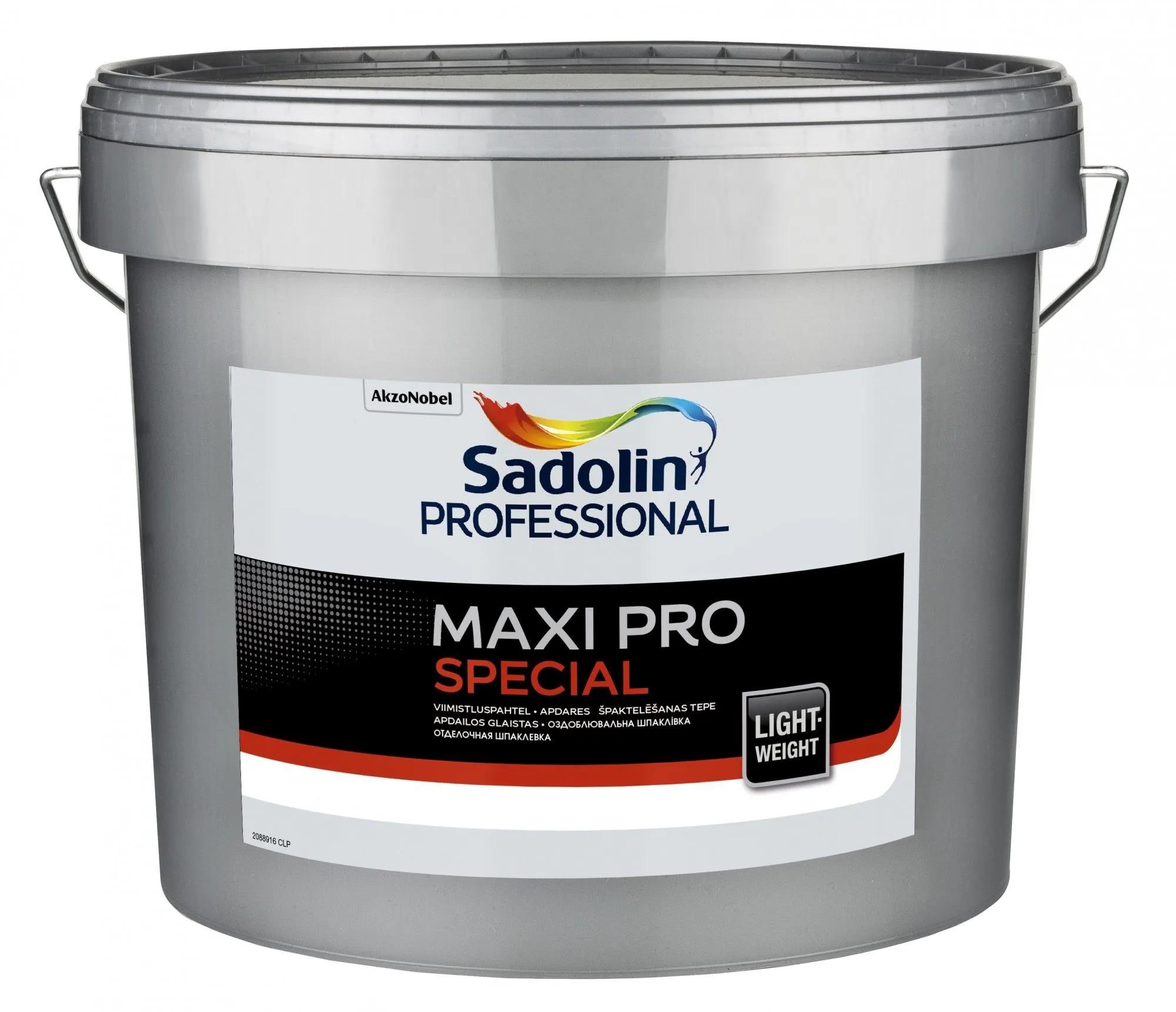 Шпаклівка Sadolin MAXI PRO SPECIAL, 10 л, світло-сірий - 403785