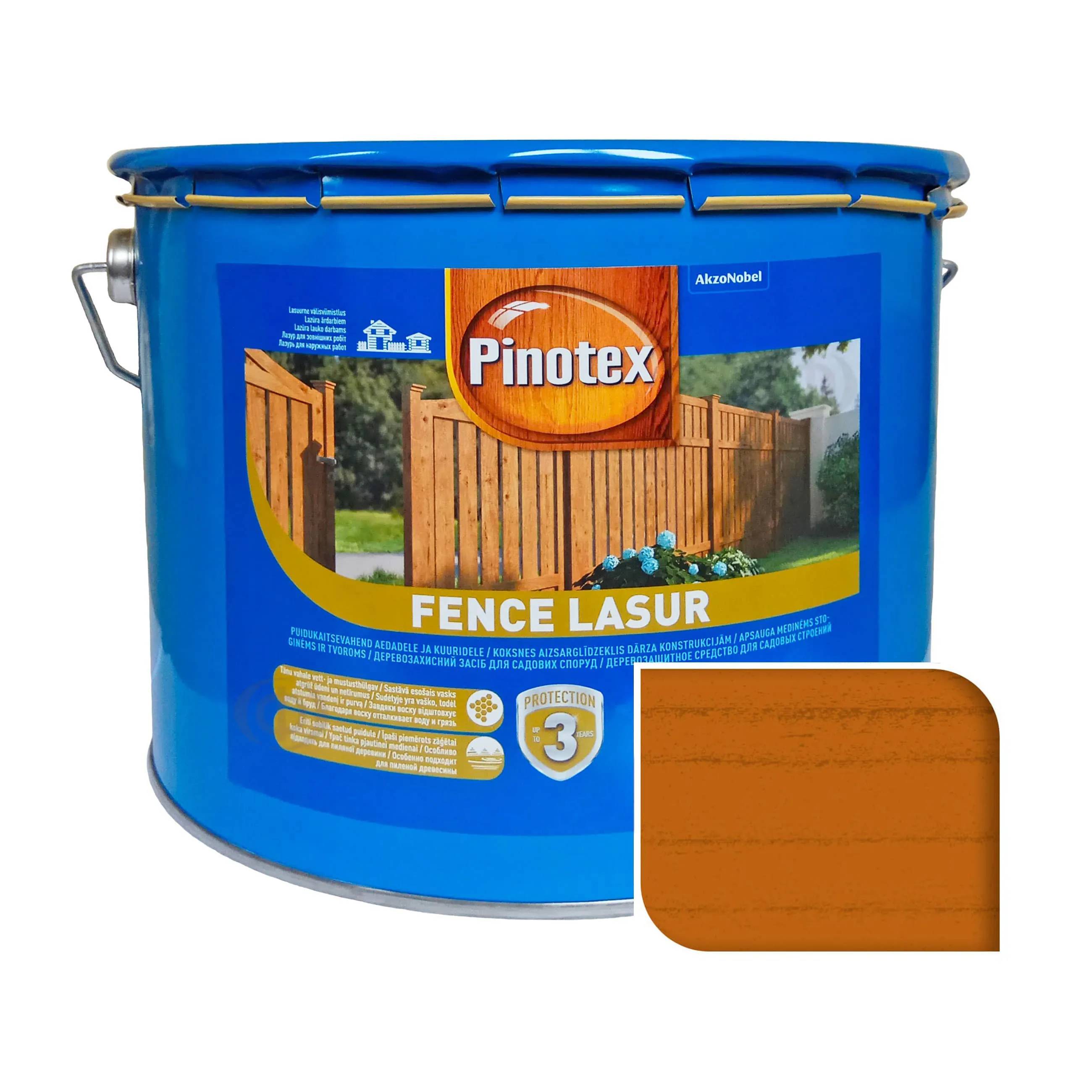 Просочення для дерева Pinotex Fence, 10 л, орегон - 404010