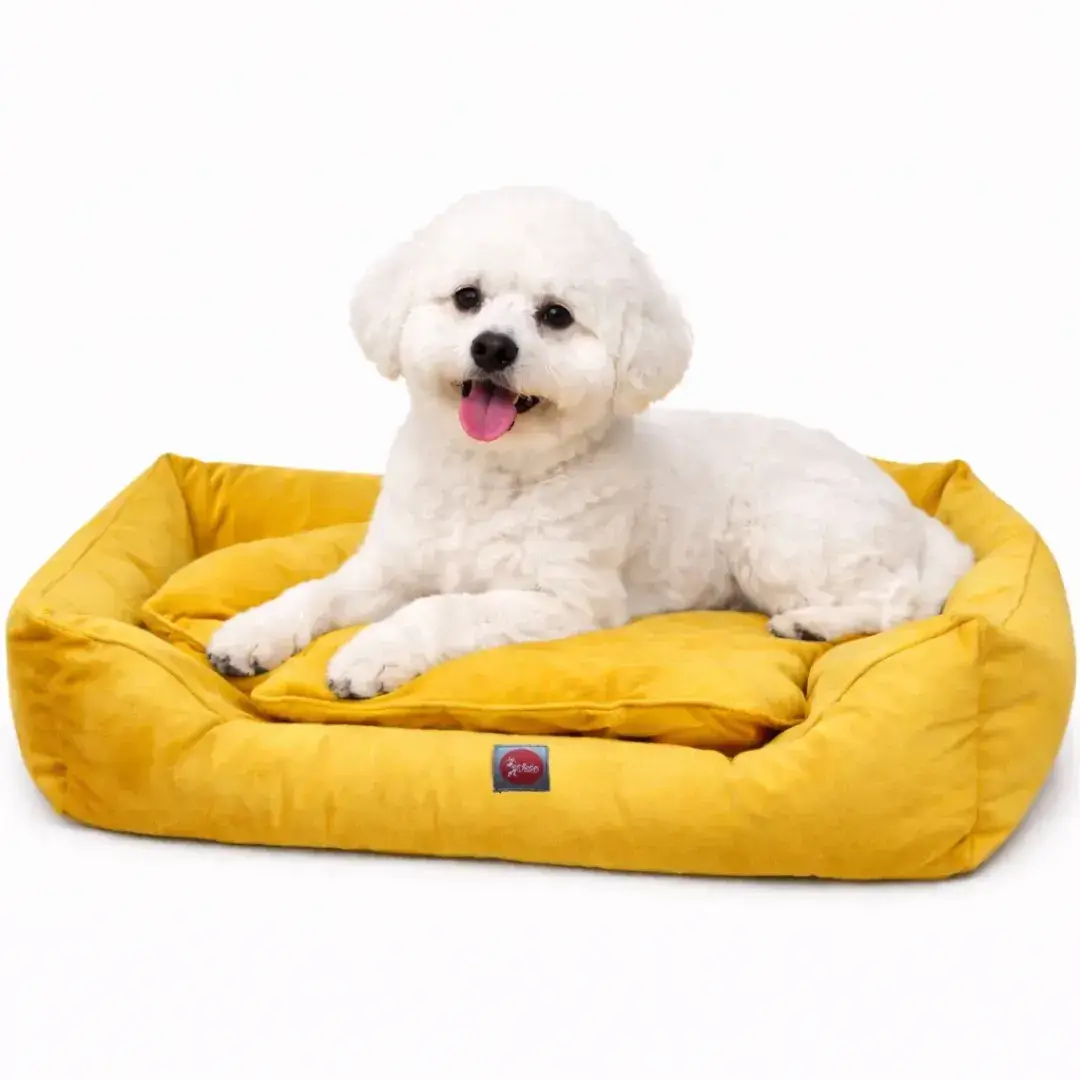 Лежак для тварин DIEGO rest lux 2/5 60*40 гірчичний - 412088