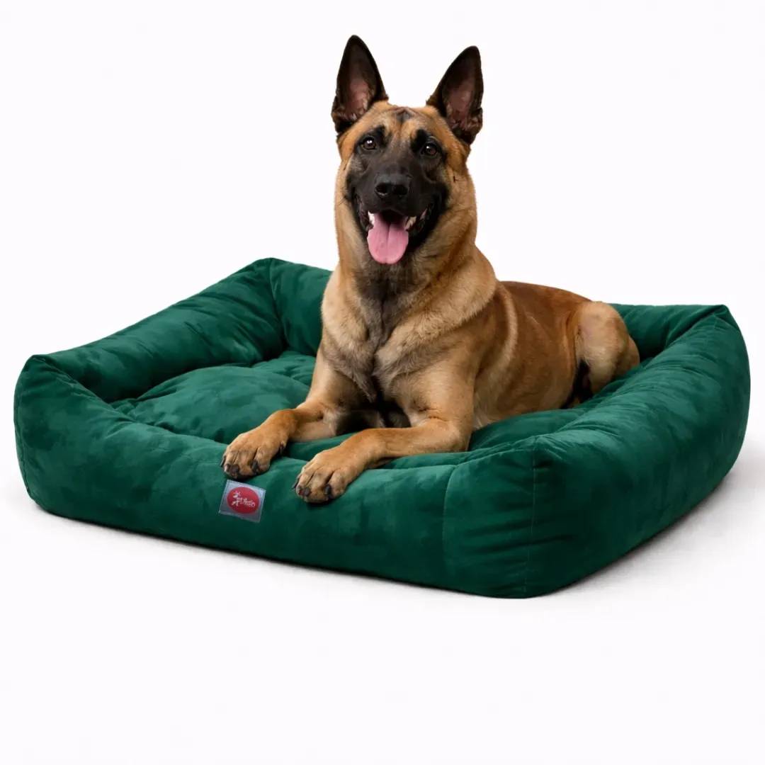 Лежак для животных DIEGO rest lux 5/3 90*65 зеленый - 412104