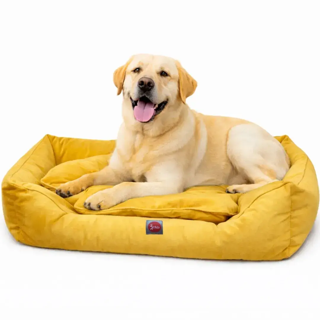 Лежак для тварин DIEGO rest lux 5/5 90*65 гірчичний - 412106