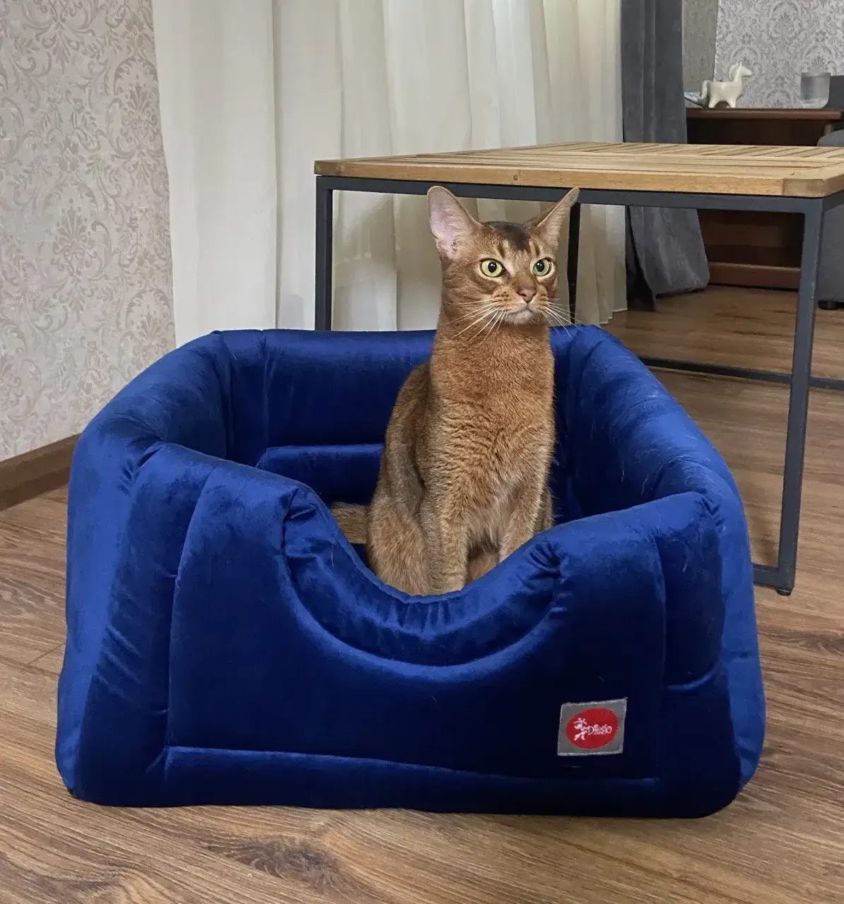 Лежак для тварин DIEGO rest transformer lux M синій (50*50*44) - 412118