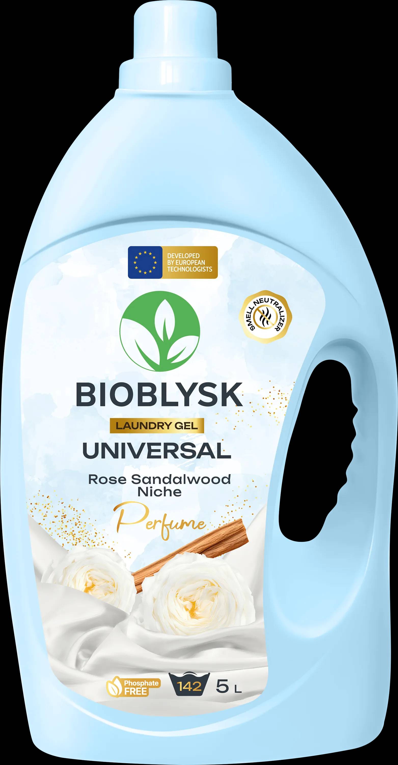 Гель для прання парфумований “Universal & Rose Sandalwood Niche Perfume” BioBlysk 5 л - 412264