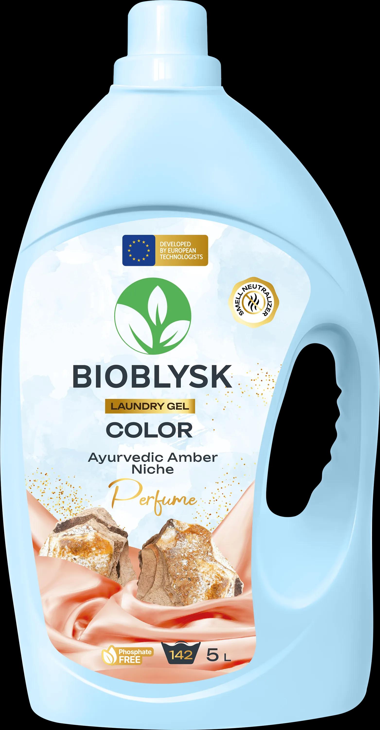 Гель для прання парфумований “Color & Ayurvedic Amber Niche Perfume” BioBlysk 5 л - 412383