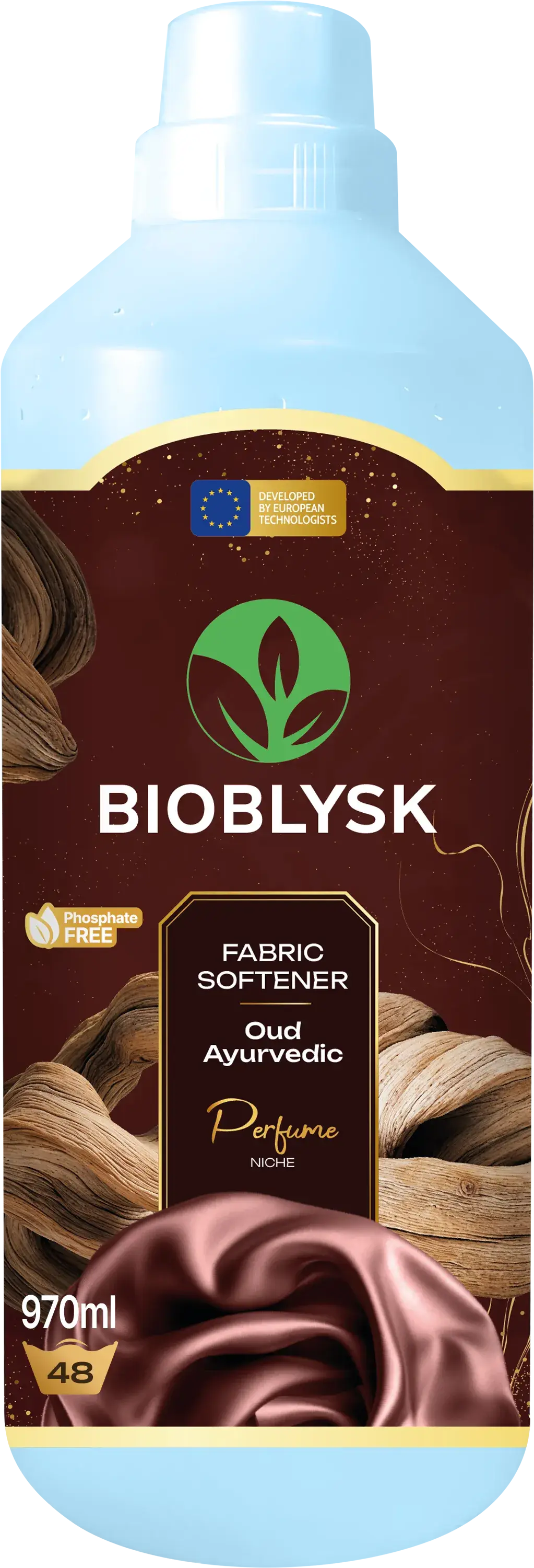 Кондиціонер для білизни парфумований ʼʼOud Ayurvedic’’ BioBlysk 970 мл - 412387