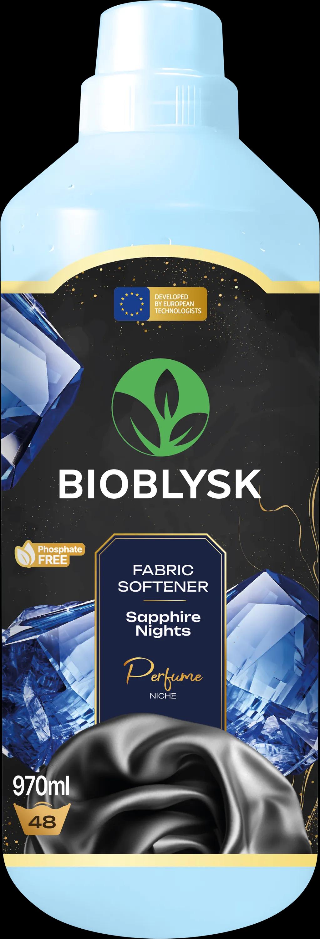 Кондиціонер для білизни парфумований ʼʼSapphire Nights’’ BioBlysk 970 мл - 412391