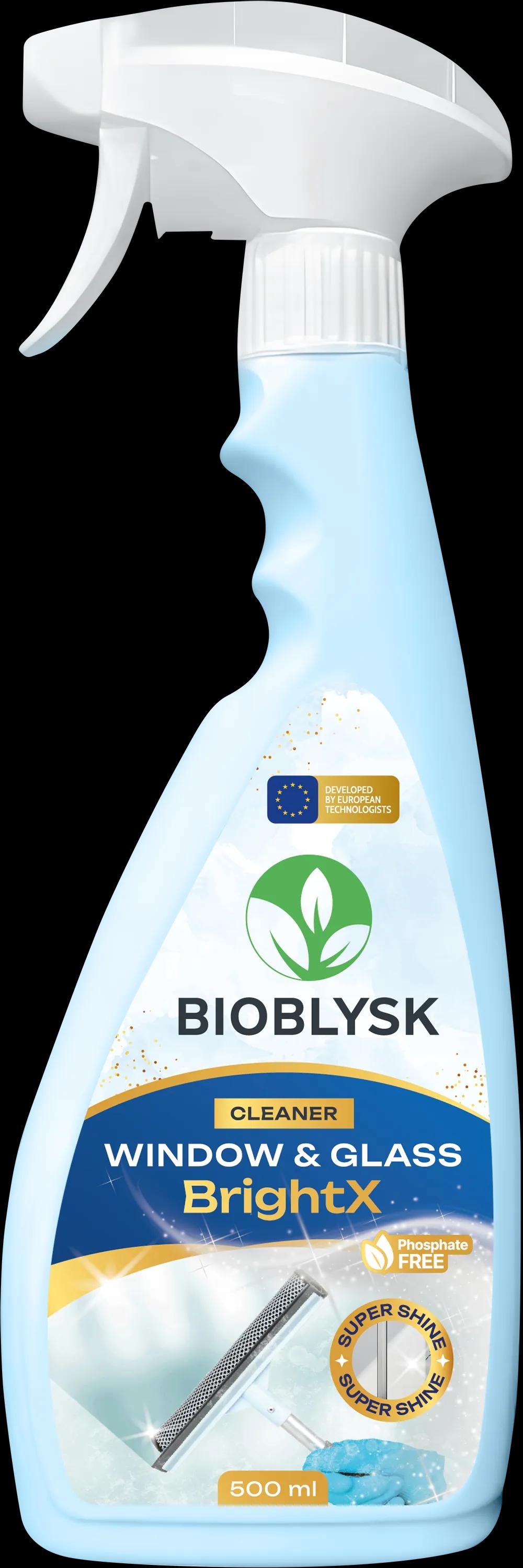Засіб для миття скла та вікон ‘’BrightX’ʼ BioBlysk 500 мл - 412419