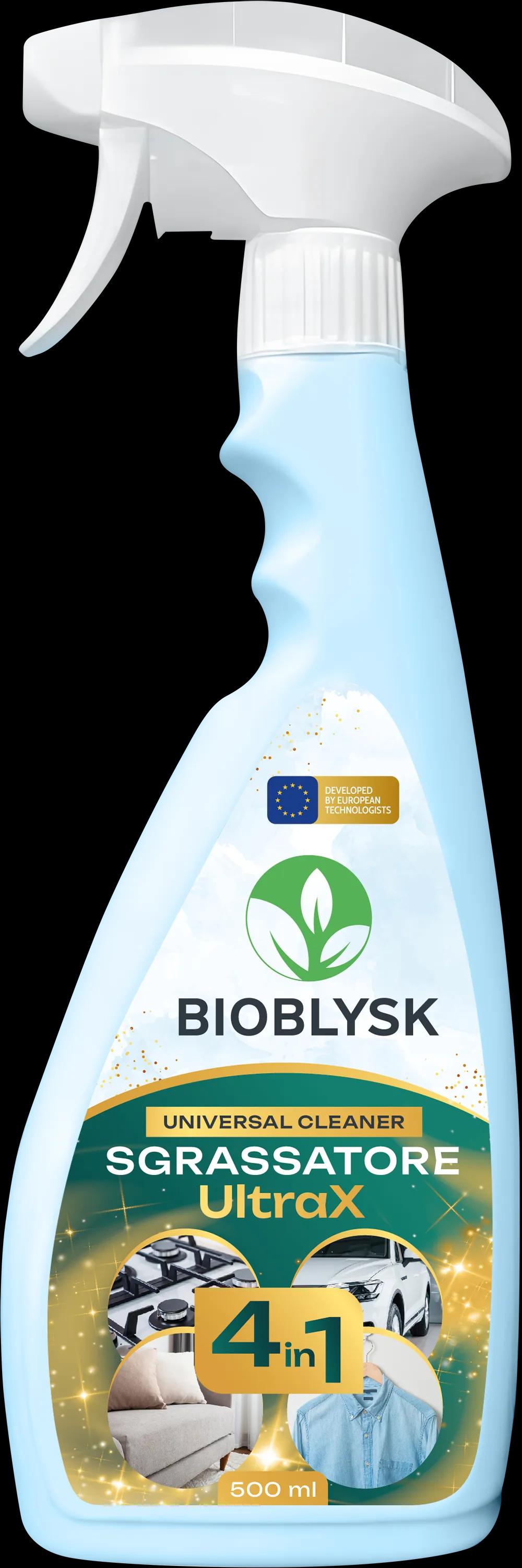 Засіб для чищення універсальний Sgrassatore 4 в 1 ʼʼUltraXʼʼ BioBlysk 500 мл - 412423
