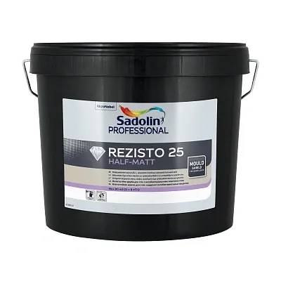 Акрилова фарба Sadolin Professional Rezisto 25 для стін, вологостійка, 10 л, біла, BW - 412522