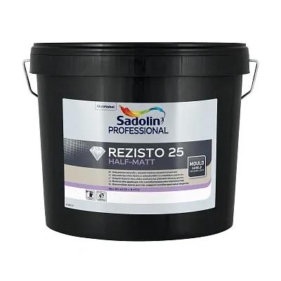 Акрилова фарба Sadolin Professional Rezisto 25 для стін, вологостійка, 10 л, біла, BW - 412522