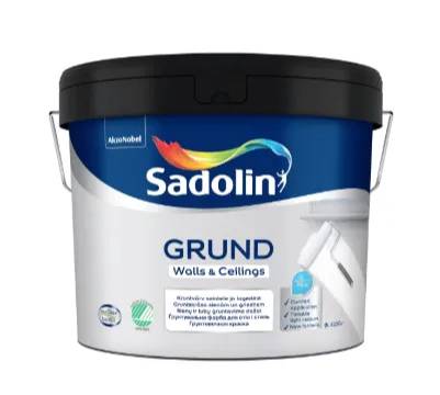 Грунтовочная краска на водной основе Садолин Грунд (Sadolin Grund), 2,5 л, белый - 412601
