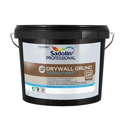 Ґрунтувальна фарба на водній основі Sadolin Professional Drywall Grund для стін та стелі, 2.5 л, біла, BW - 412610