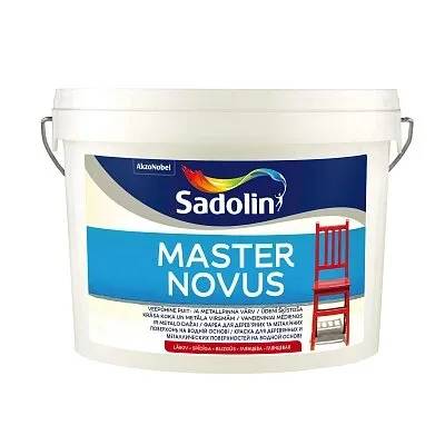 Краска швидковисихаюча Sadolin Master Novus, 2,5 л, білий, глянцева - 412842