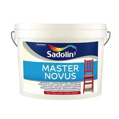 Краска швидковисихаюча Sadolin Master Novus, 2,5 л, білий, глянцева - 412842