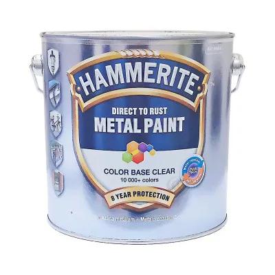 Фарба 3 в 1 по металу Hammerite Metal Paint Base Smooth захисна, 2.35 л, безбарвна, глянсовий, BC - 412969