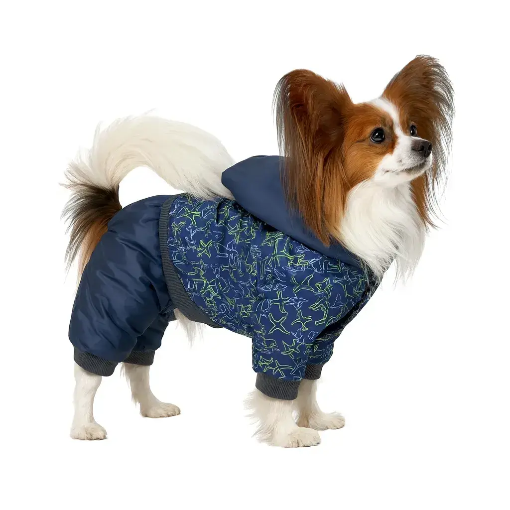 Комбинезон для собак DIEGO mini snow M L самолеты - 414081