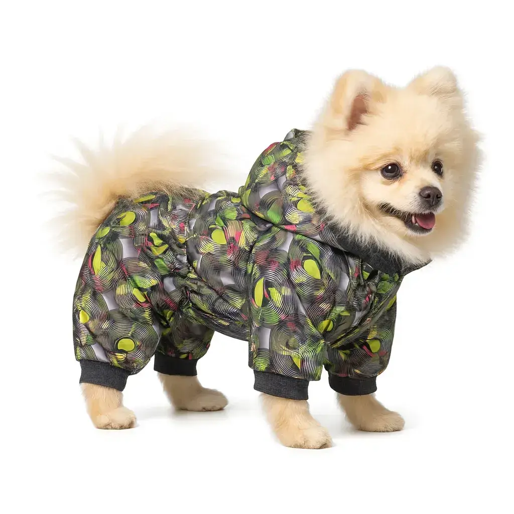 Комбінезон для собак DIEGO mini snow M S зелений - 414117