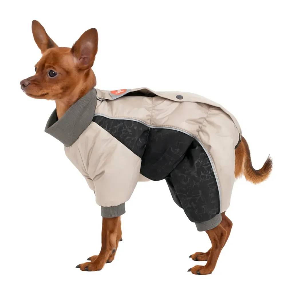 Комбінезон для собак DIEGO mini snow zip F XXS сірий - 414149