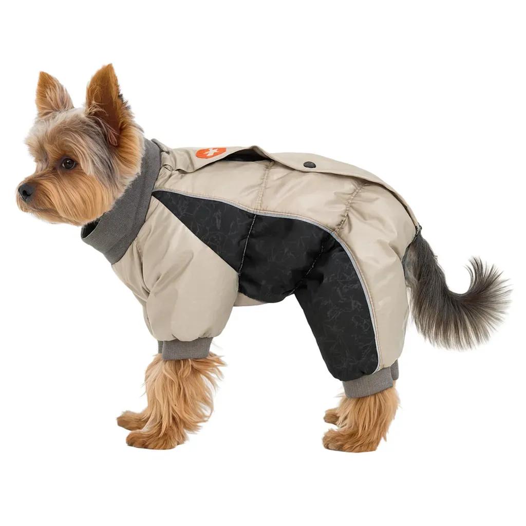 Комбінезон для собак DIEGO mini snow zip M M сірий - 414157