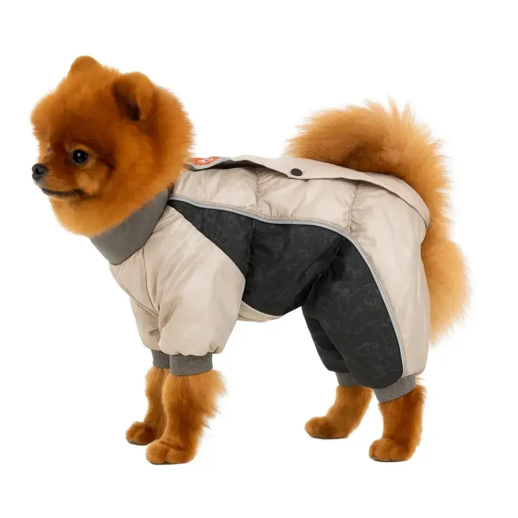 Комбінезон для собак DIEGO mini snow zip M S сірий - 414161