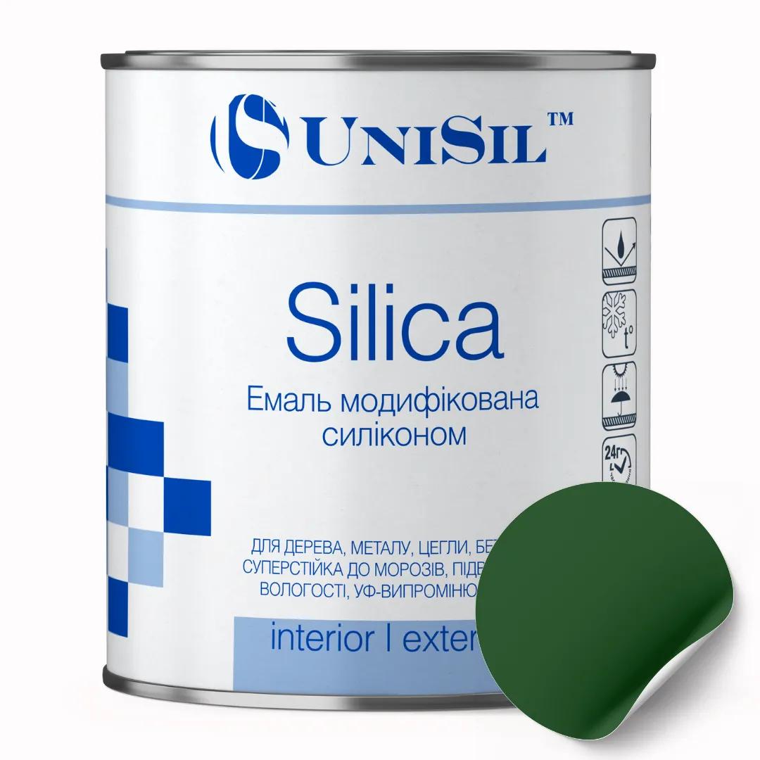 Емаль пентафталева UNISIL "Silica", темно-зелена, 2,8 кг - 414698
