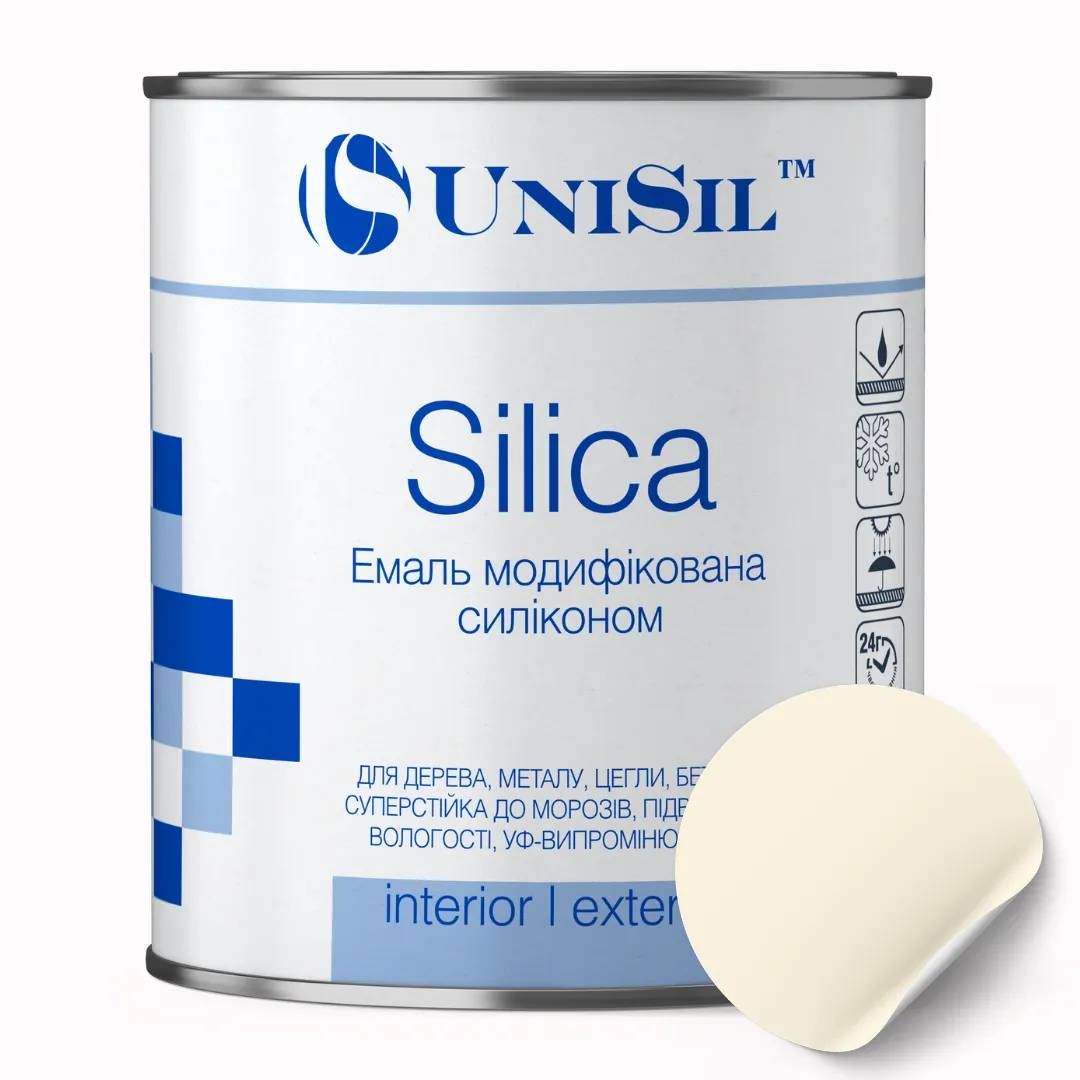Емаль пентафталева UNISIL "Silica", бежева, 0,9 кг - 414705