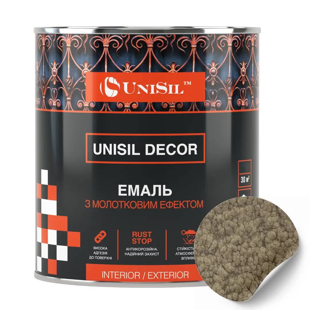 Емаль Unisil Decor з молотковим ефектом, ТМ "Unisil", бронза, 2,5 л - 414740