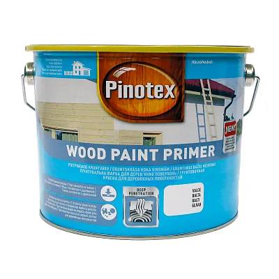 Фарба акрилова ґрунтувальна Pinotex Wood Paint Primer, 10 л, білий, матовий - 414795