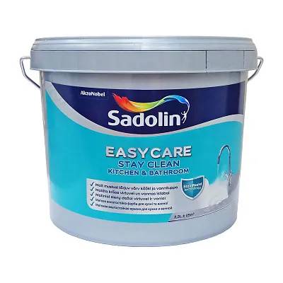 Краска акриловая для стен и потолка влагостойкая Sadolin EasyCare Kitchen&Bathroom, 2,33 л, колорирование - 414813