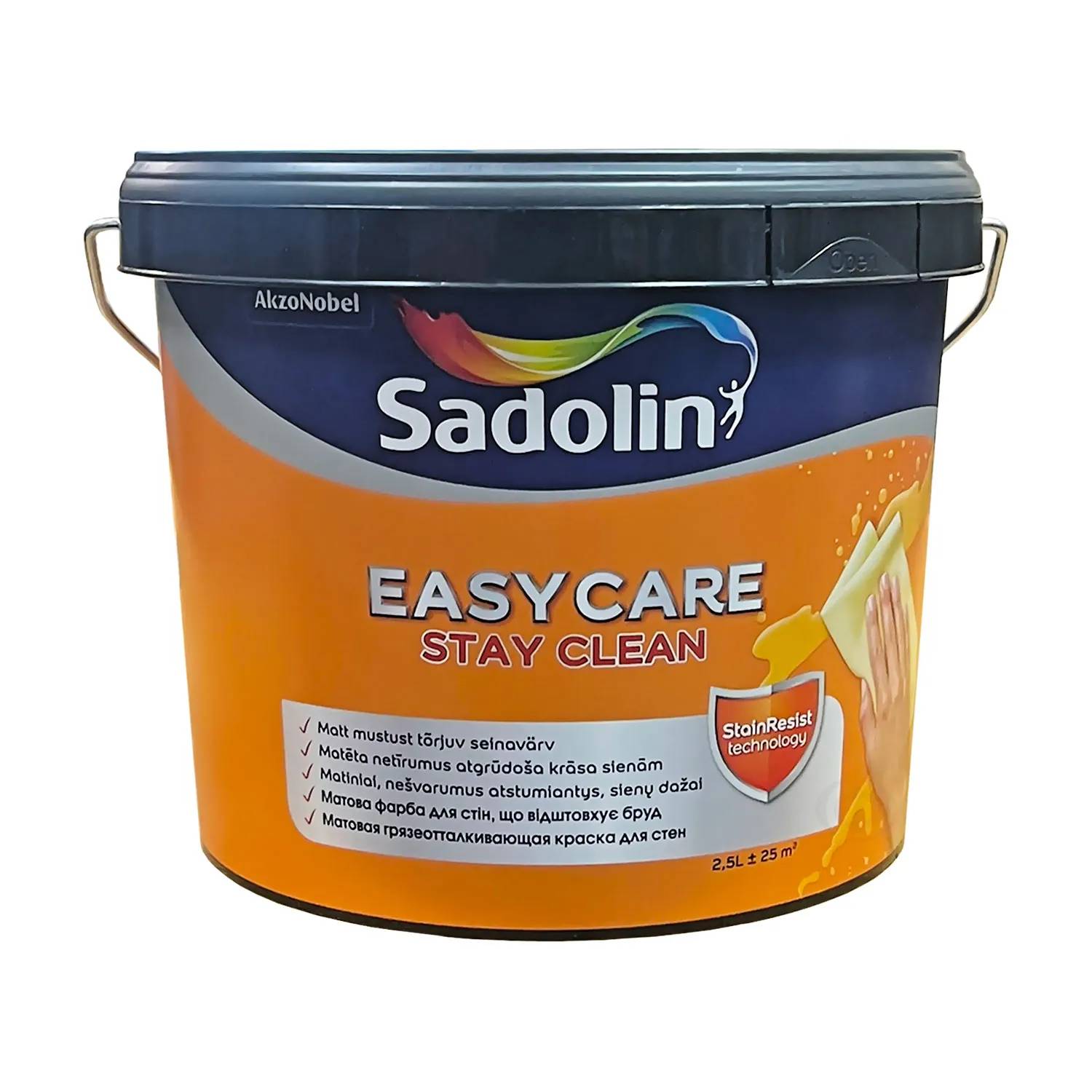 Фарба брудовідштовхувальна акрилова Sadolin EasyCare, 2,33 л, колорування - 414984