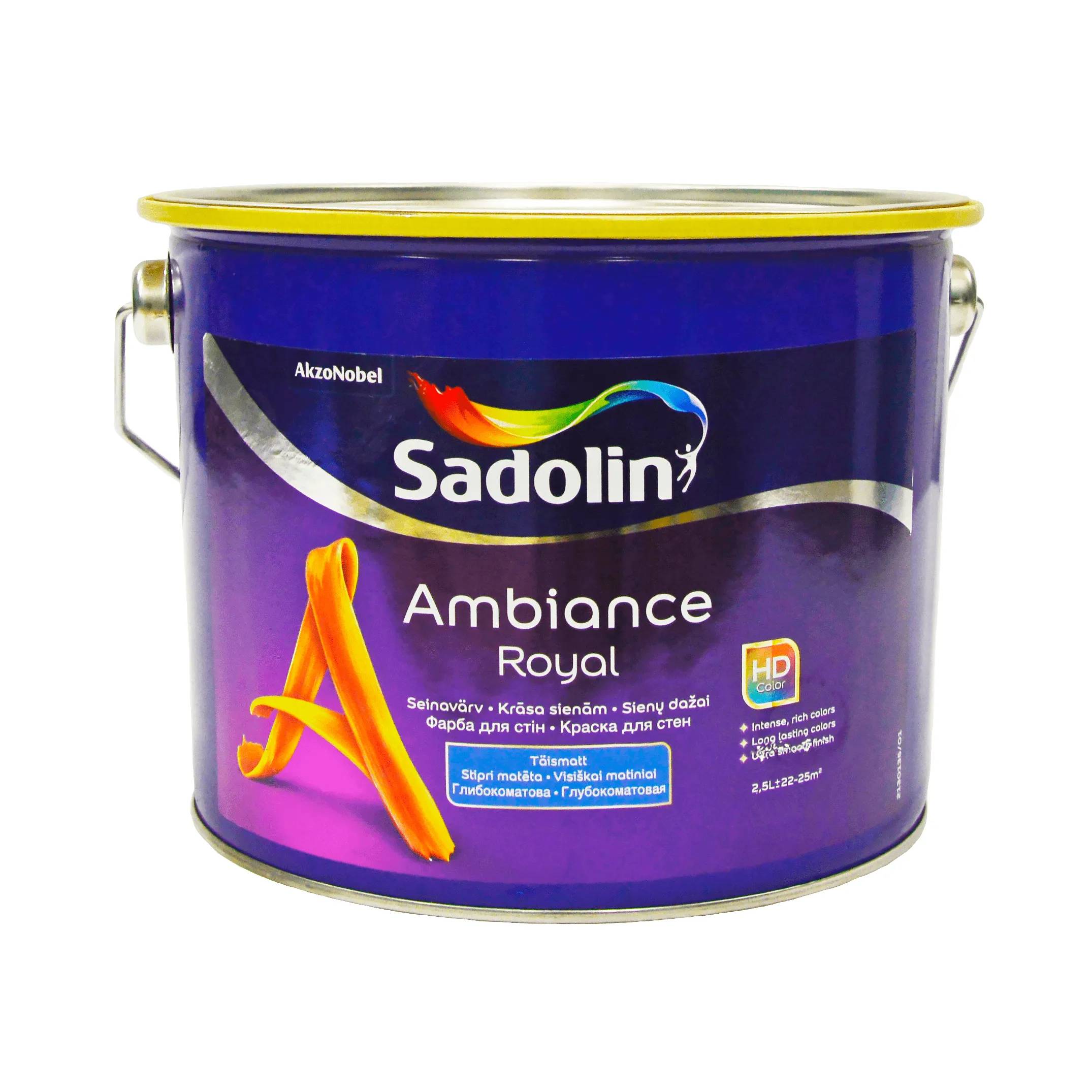 Фарба глибокоматова, що миється, Sadolin Ambiance Royal, 2,33 л, колорування - 415095