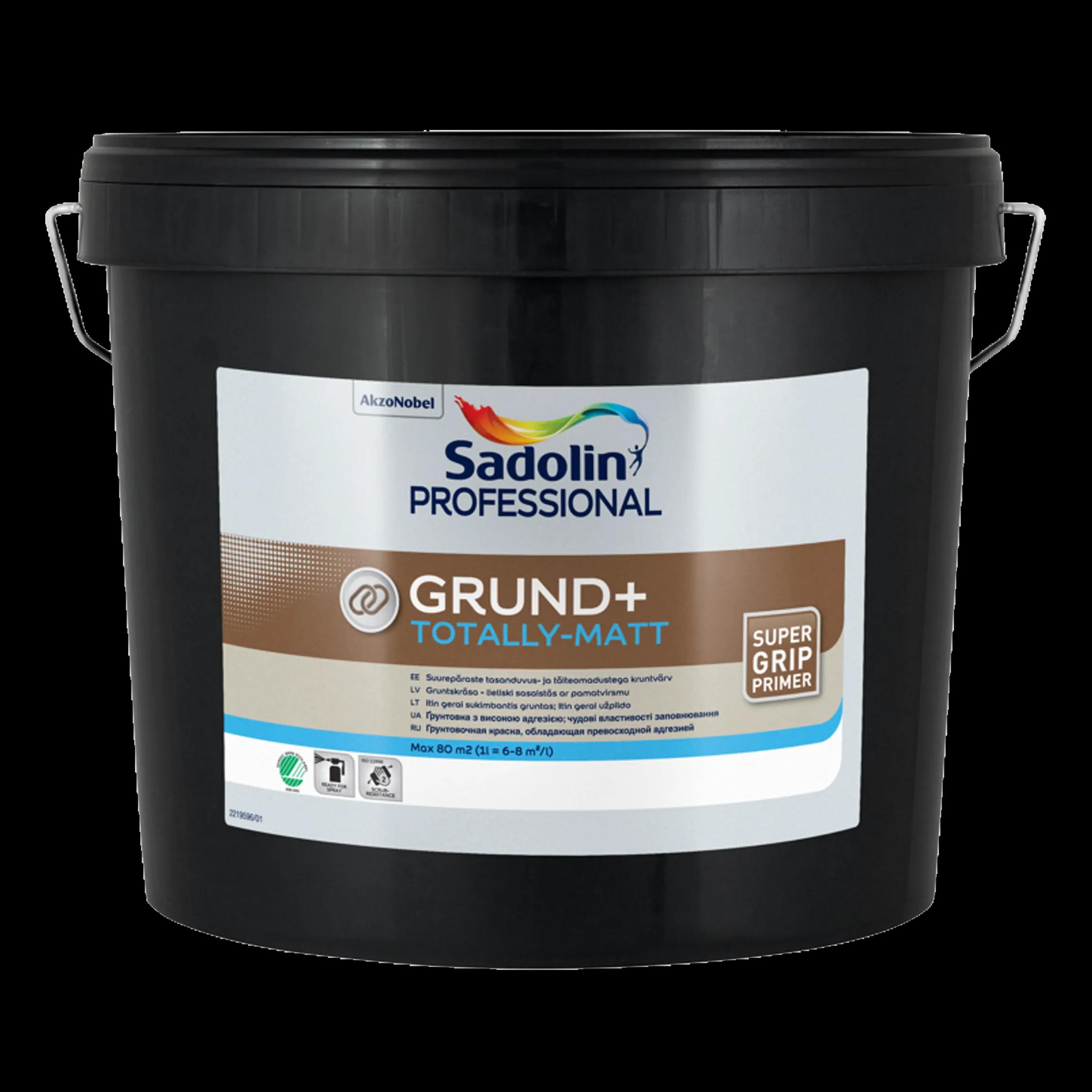 Фарба ґрунтувальна на водній основі Sadolin Grund+, 10 л, білий - 415122