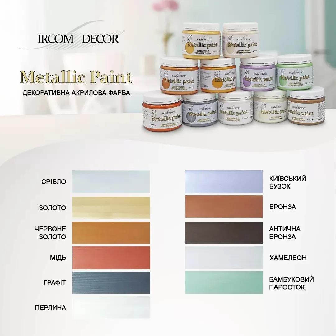 Краска декоративная "Жемчуг" ИРКОМ ИР-191, 0,1 л, жемчужный, перламутровый - 415195