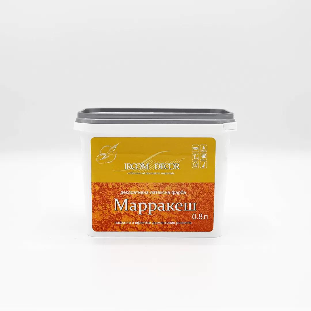 Краска декоративная ИРКОМ "МАРРАКЕШ", 0,8 л, белый - 415267