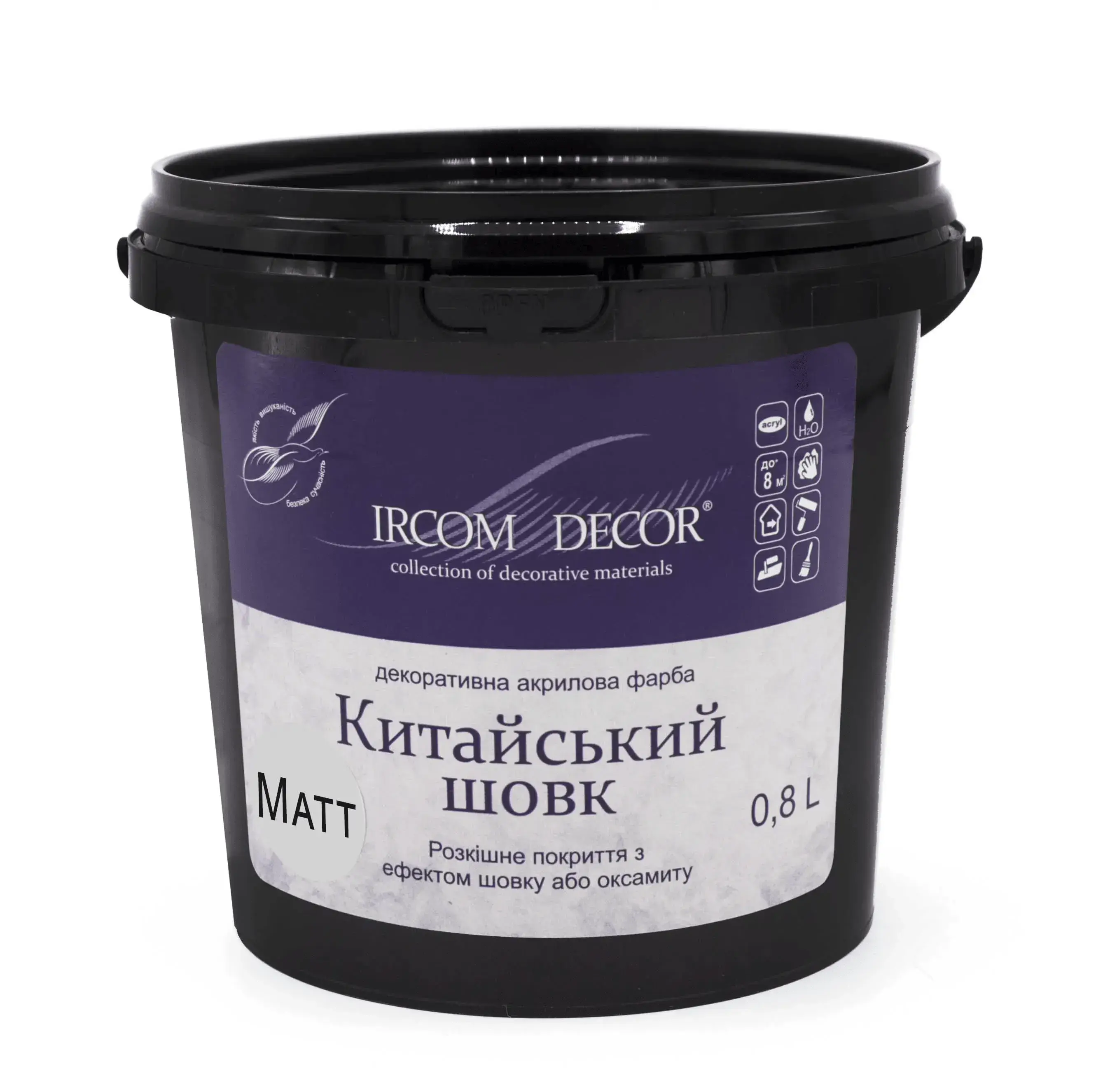 Краска декоративная ИРКОМ Китайский шелк, 0,4 л, Gold - 415275