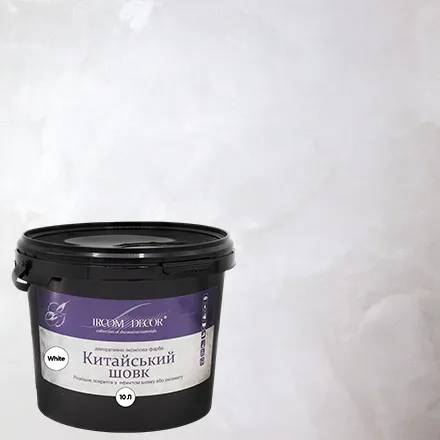 Фарба декоративна ІРКОМ Китайський шовк, 10 л, Whіte - 415300