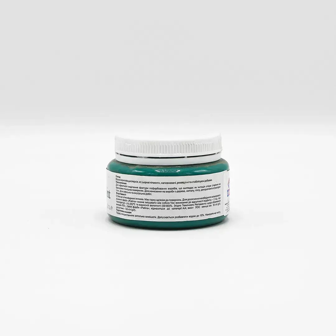 Краска декоративная Ircom Decor Patina paint IP-201, 0,1 л, малахит - 415356