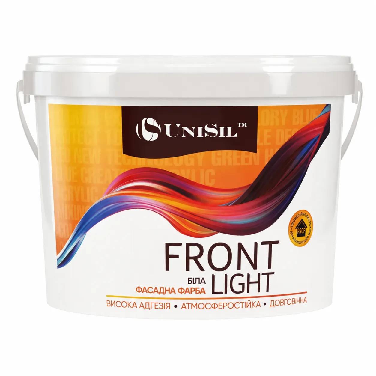 Фарба фасадна UniSil Front Light, біла, 3,5 кг - 415375