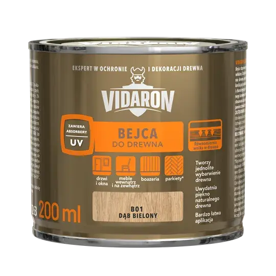 Бейц для древесины, морилка Vidaron Bejca, 0,2 л, B11 черное дерево, матовый - 416784