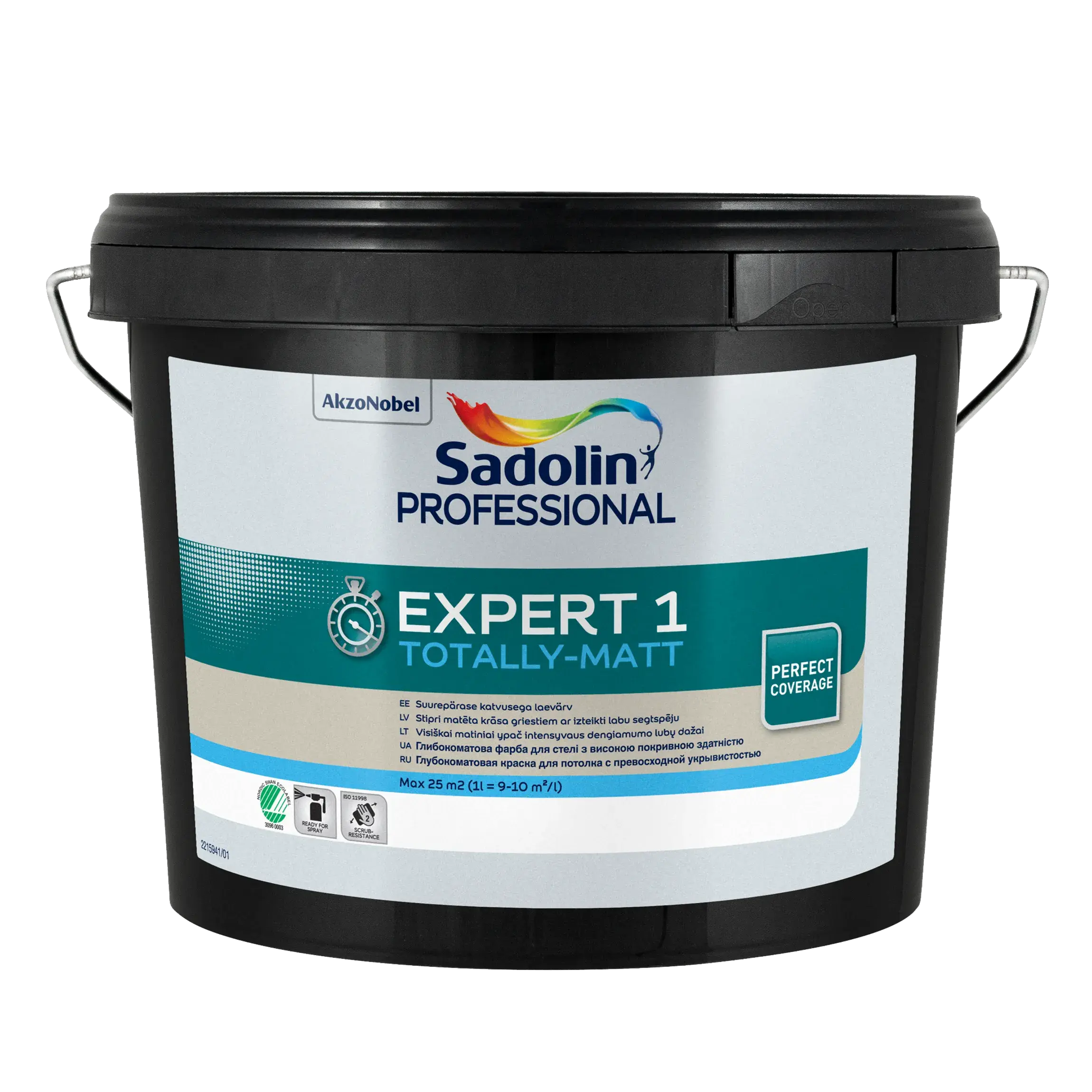 Фарба для стелі Sadolin Expert 1, 2,5 л, білий - 416874