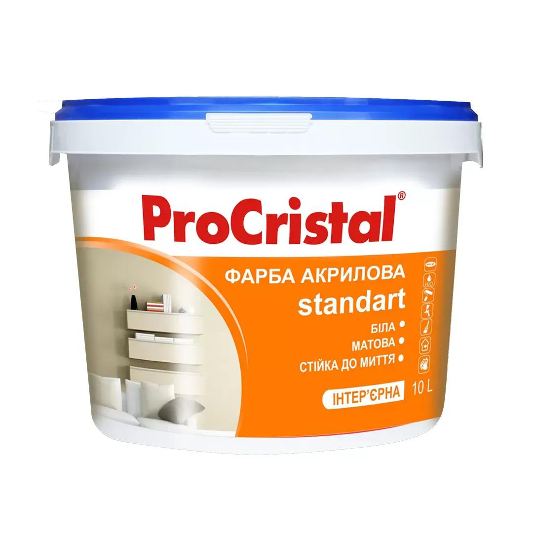 Фарба інтер'єрна "Стандарт" ІРКОМ ІР-231 EcoCristal, 3 л, білий, матовий - 417019