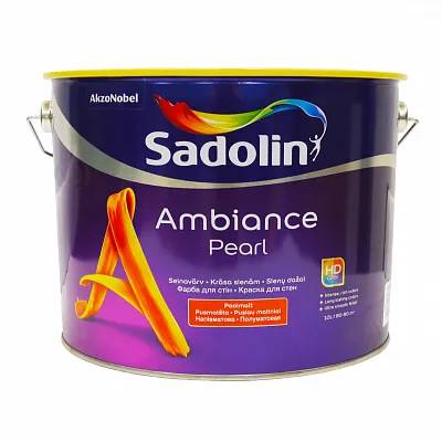 Фарба миюча напівматова Sadolin Ambiance Pearl, 9,3 л, колорування - 417206