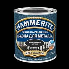 Фарба молоткова прямо по іржі Hammerite, 2,5 л, сіра, глянсовий - 417252